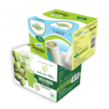 Summer special Drinks Combo Pack (Green Mango+ Instant Thandai) (500 gms)