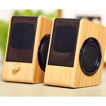 Bamboo Mini Multimedia Portable Speaker With USB. Buy Low Carbon