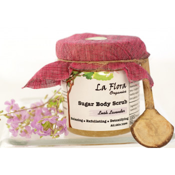 Organic Sugar Body Scrub - Lavender