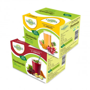 Energy drinks combo pack - (Fruits drink + Vegetables drink)  - 500 gms