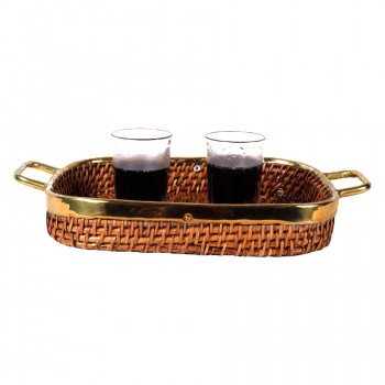 Eco-friendly Cane Tray (Rectangle 15" x 9")