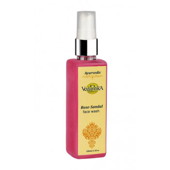 Natural Rose sandal face wash (100ml)