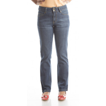 Ladies Jeans - Below Waist Slim Fit, Tapered Leg - Wiskers (Waist 28) - M