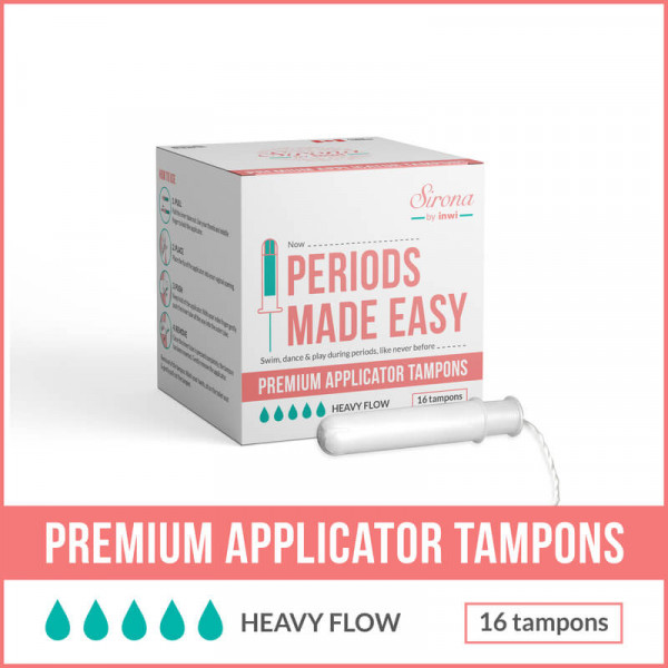 Heavy flow shop tampons