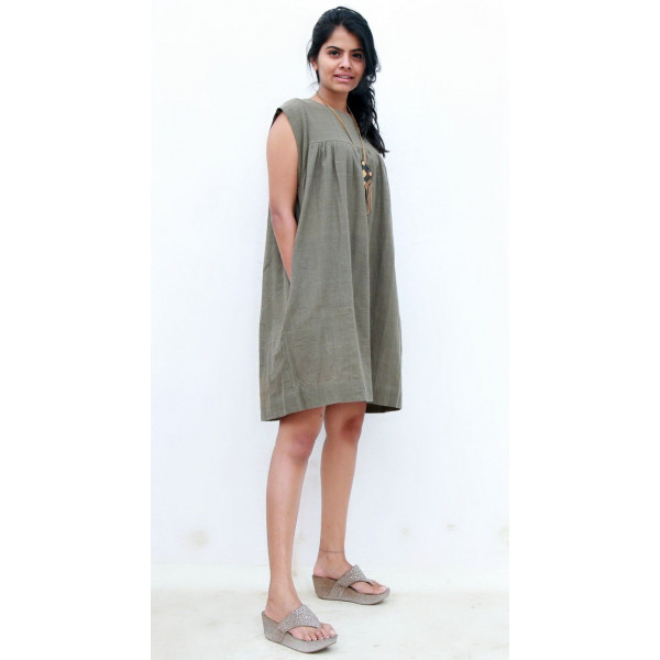 Buy Cool Summer Dress with pockets Organic Ecohoy