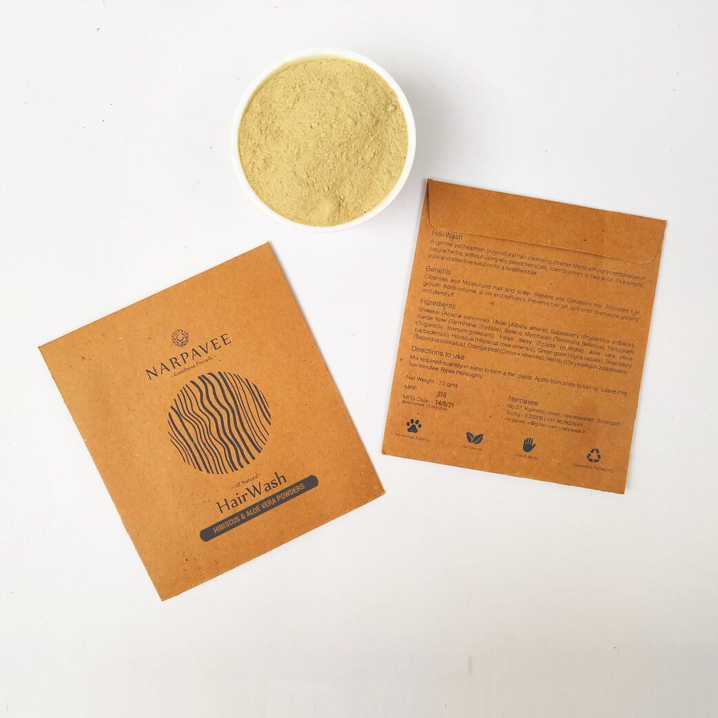 Hair Wash - Hibiscus & Aloe vera Powder | hair cleansing powder | Ecohoy Hair Wash - Hibiscus & Aloe vera Powder | hair cleansing powder | Ecohoy