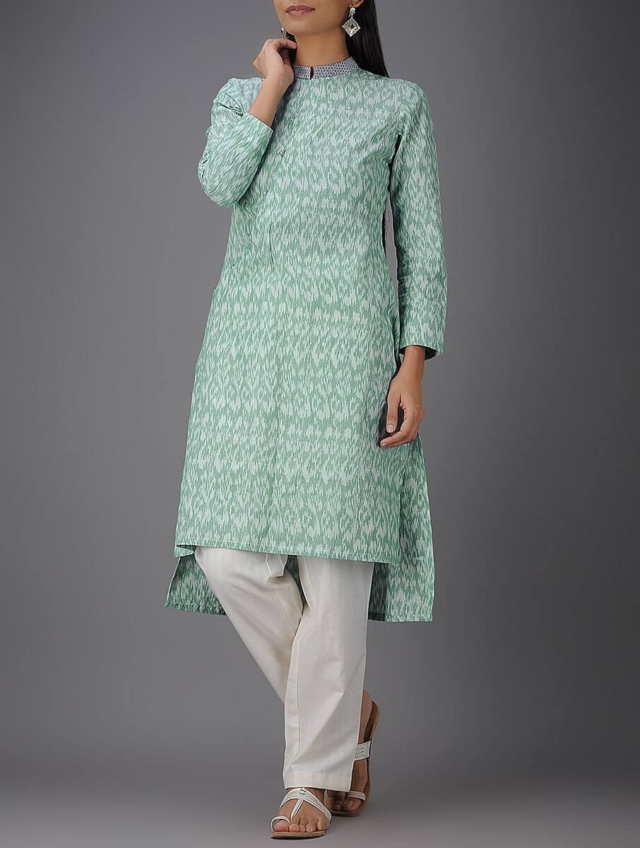 Bandhgala Styled Cotton Kurta