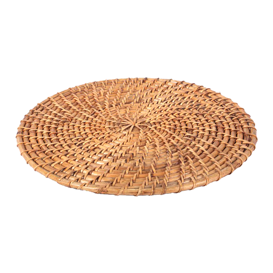 Natural Cane Coaster (Round 12