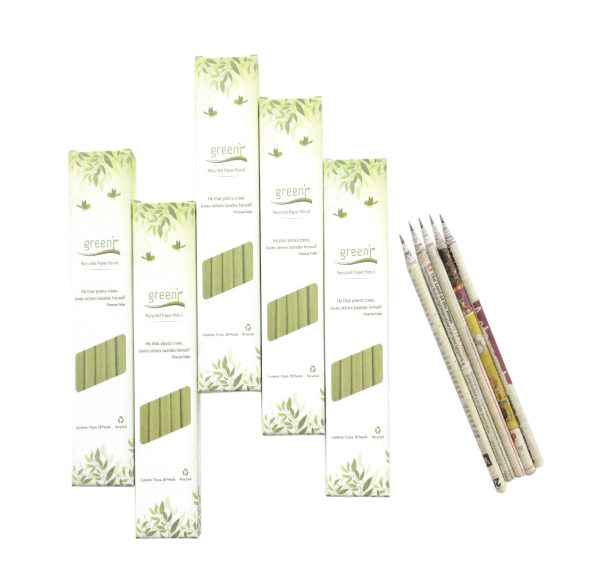 Eco-friendly NewsPaper Pencil (pack of 5)