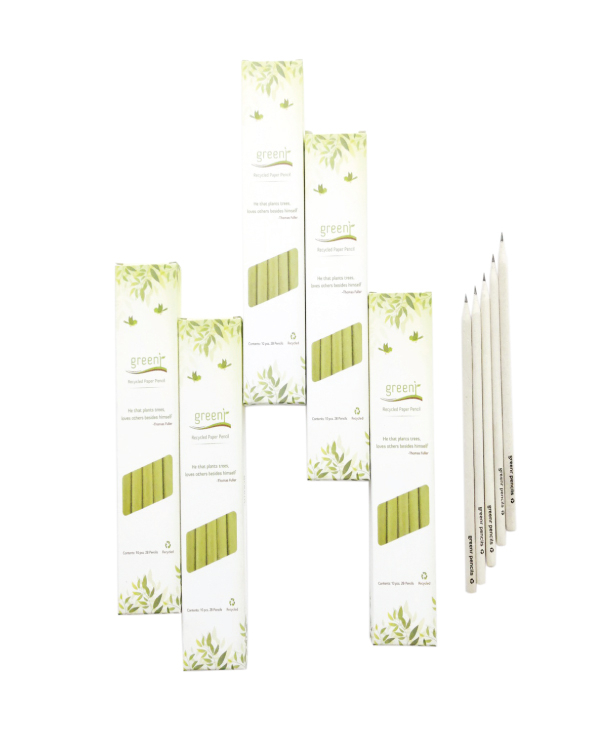 Eco-friendly Recycled Paper Pencil (pack of 5)