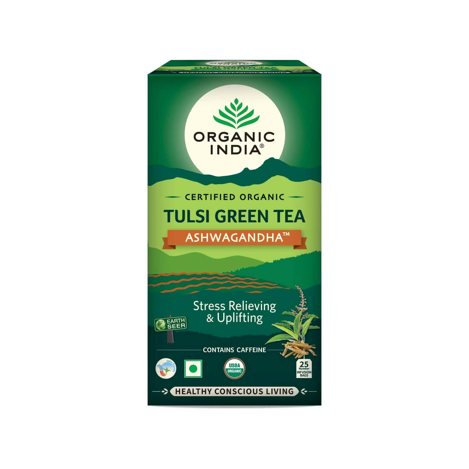 Tulsi Green Tea Ashwagandha 25 IB