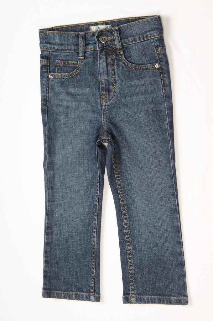 Infant Jeans (Relaxed fit, Straight leg) - Wiskers Wash